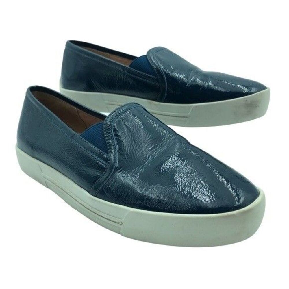 Joie' Blue Patent Slip On Shoes Sneakers Loafers Shoes Womens Size 37
